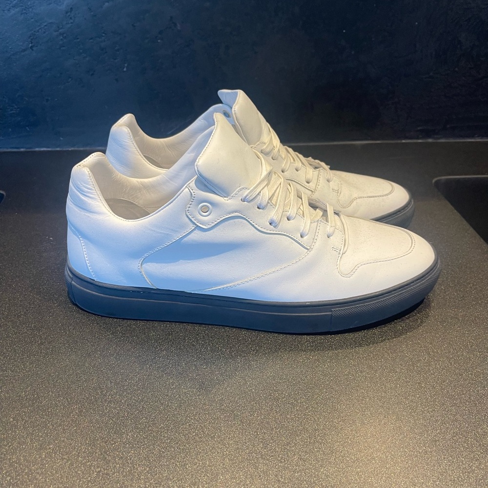 Balenciaga white running shoes